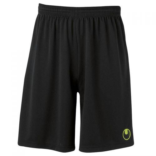 Uhlsport Center Basic II Shorts - Noir & Vert Flash
