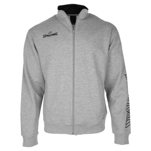 Spalding Team II Zipper Jacket - Gris chiné