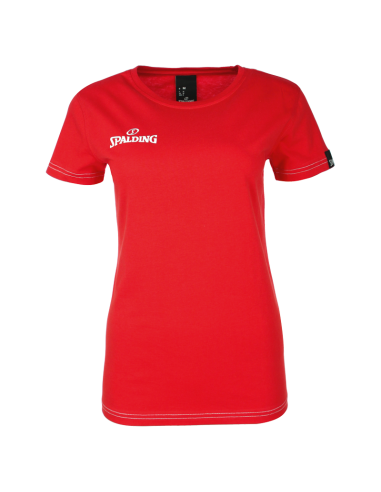 Spalding Team II T-shirt 4Her - Rouge