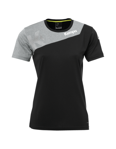 Kempa Core 2.0 Shirt Femme - Noir & Gris