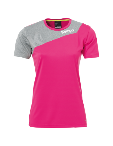 Kempa Core 2.0 Shirt Femme - Rose & Gris