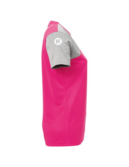 Kempa Core 2.0 Shirt Femme - Rose & Gris