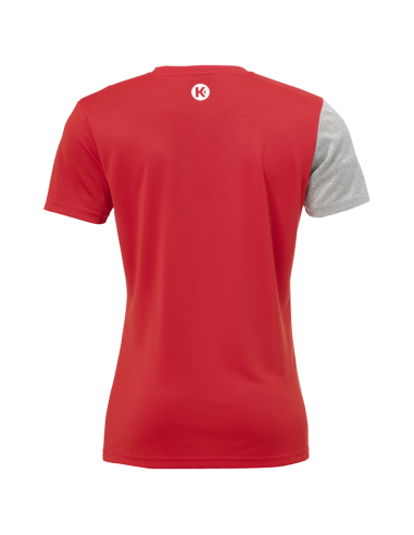 Kempa Core 2.0 Shirt Femme - Rouge & Gris