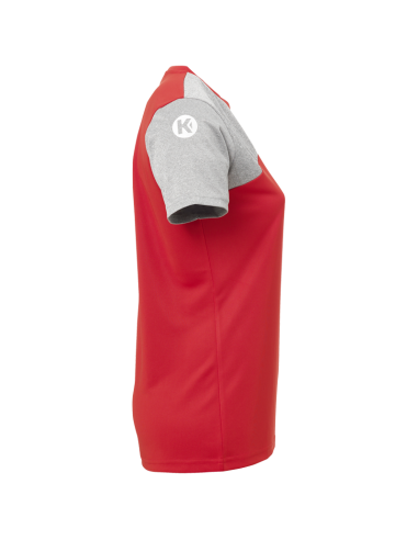 Kempa Core 2.0 Shirt Femme - Rouge & Gris
