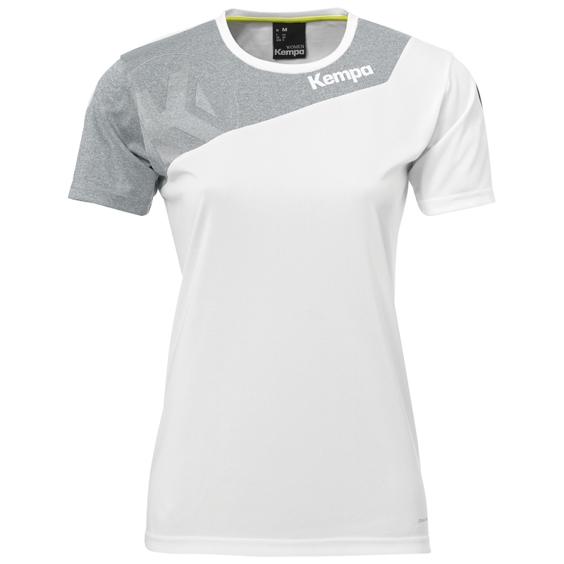 Kempa Core 2.0 Shirt Femme - Blanc & Gris