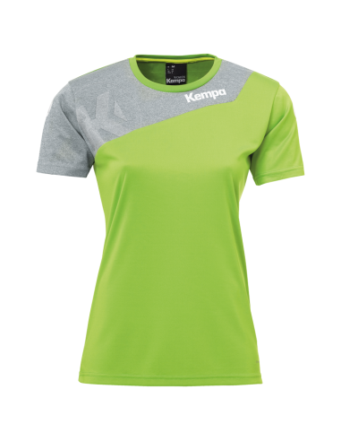 Kempa Core 2.0 Shirt Femme - Vert & Gris