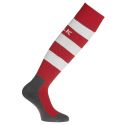 BLK Stripe Socks - Rouge & Blanc