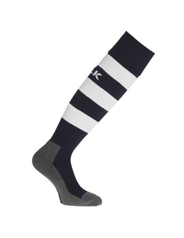 BLK Stripe Socks - Marine & Blanc