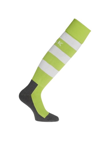 BLK Stripe Socks - Vert Flash & Blanc