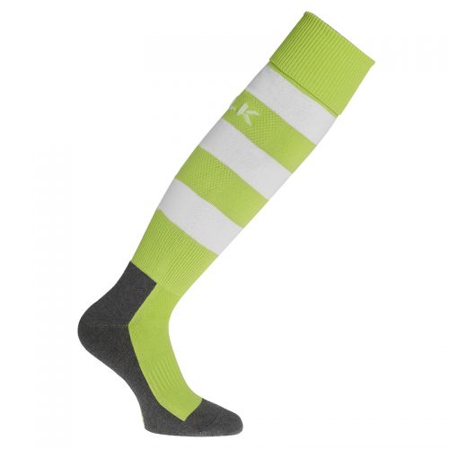 BLK Stripe Socks - Vert Flash & Blanc