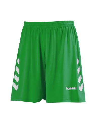 Hummel Short Chevrons - Vert & Blanc