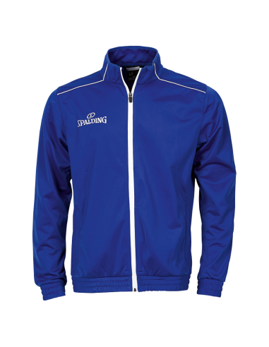 Spalding Team Warm Up Jacket - Royal & Blanc