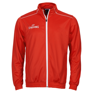 Spalding Team Warm Up Jacket - Rouge & Blanc