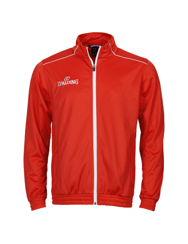 Spalding Team Warm Up Jacket - Rouge & Blanc