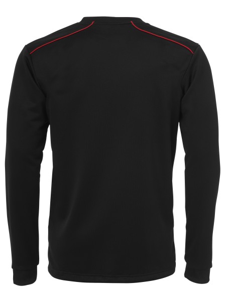 BLK Round Neck Sweater - Noir & Rouge