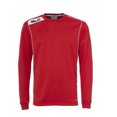 BLK Round Neck Sweater - Rouge & Blanc