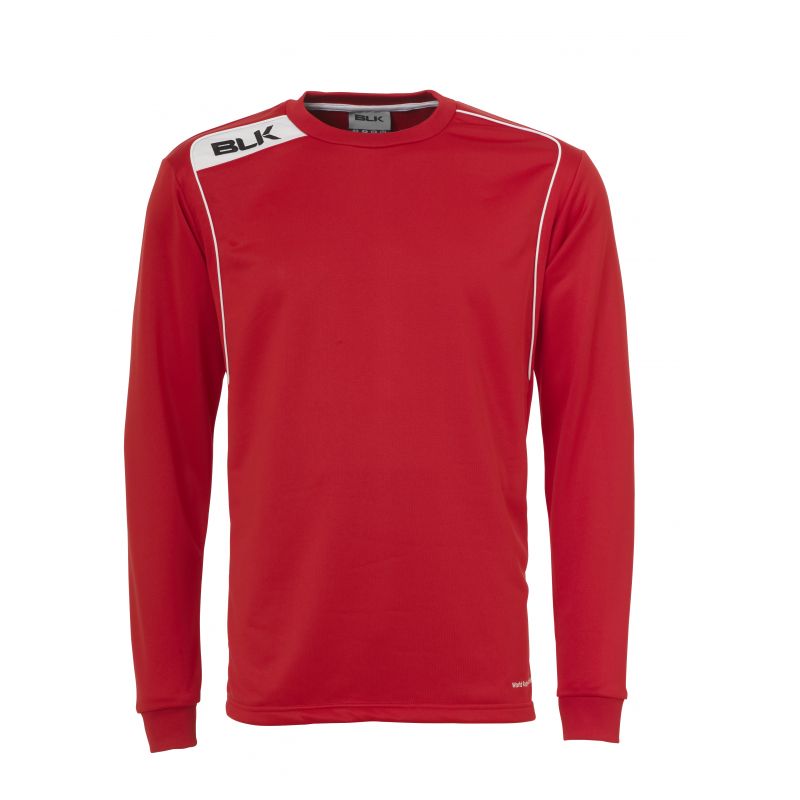BLK Round Neck Sweater - Rouge & Blanc