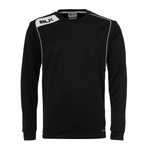 BLK Round Neck Sweater - Noir & Blanc