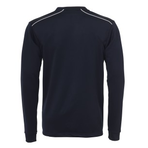 BLK Round Neck Sweater -  Marine & Blanc 2