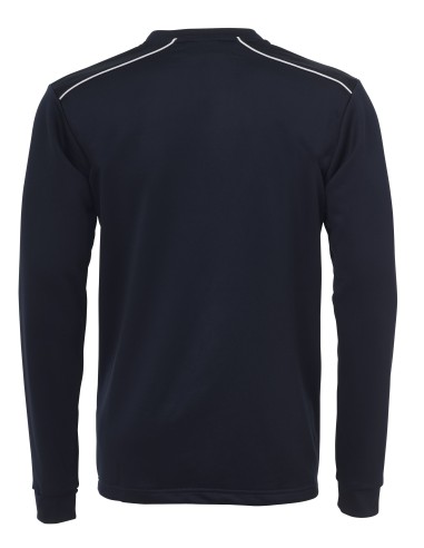 BLK Round Neck Sweater -  Marine & Blanc