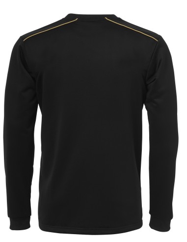 BLK Round Neck Sweater - Noir & Or