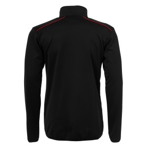 BLK Top 1/4 Zip - Noir & Rouge 2