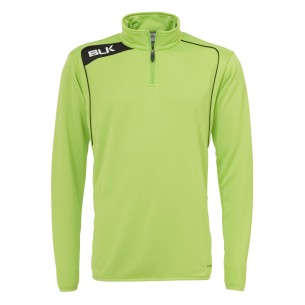 BLK Top 1/4 Zip - Vert Flash & Noir