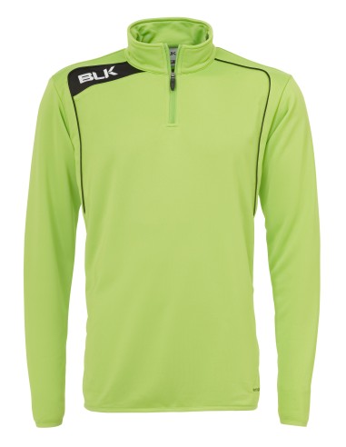 BLK Top 1/4 Zip - Vert Flash & Noir