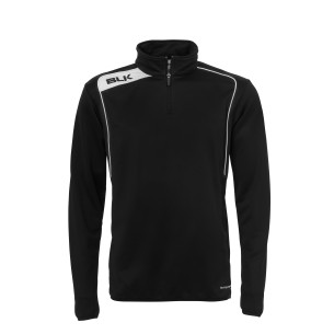 BLK Top 1/4 Zip - Noir & Blanc