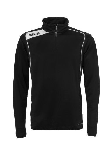 BLK Top 1/4 Zip - Noir & Blanc