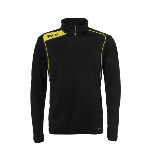 BLK Top 1/4 Zip - Noir & Jaune
