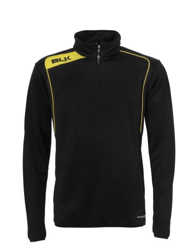 BLK Top 1/4 Zip - Noir & Jaune