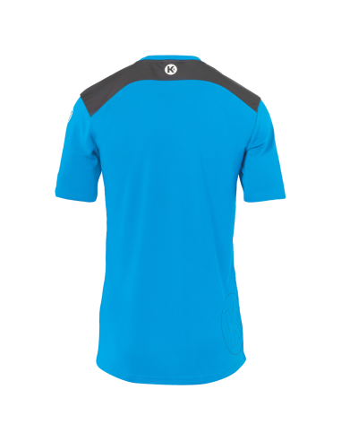 Kempa Emotion 2.0 Shirt - Bleu Kempa & Gris Anthracite