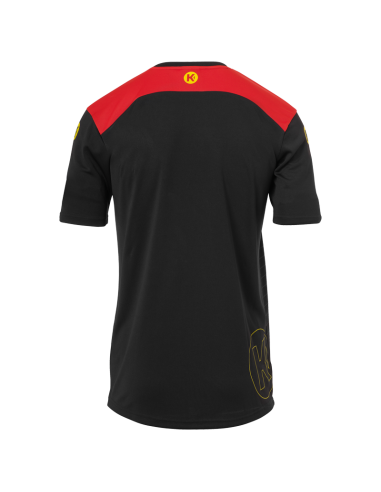 Kempa Emotion 2.0 Shirt - Noir & Rouge