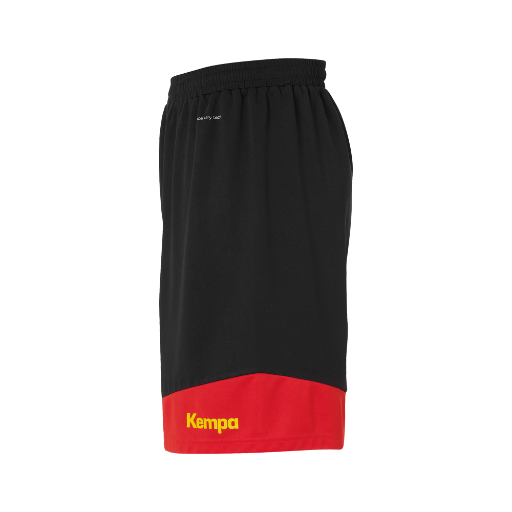 Kempa Emotion 2.0 Shorts - Noir & Rouge