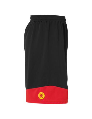 Kempa Emotion 2.0 Shorts - Noir & Rouge