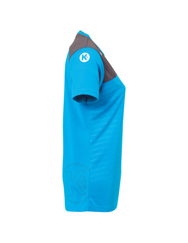 Kempa Emotion 2.0 Femme Shirt - Bleu & Gris