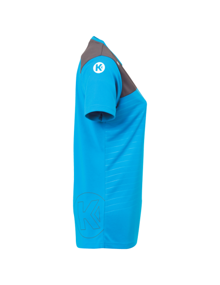 Kempa Emotion 2.0 Femme Shirt - Bleu & Gris
