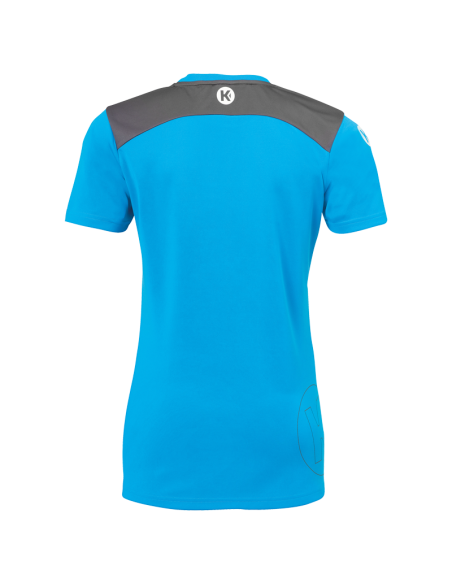 Kempa Emotion 2.0 Femme Shirt - Bleu & Gris