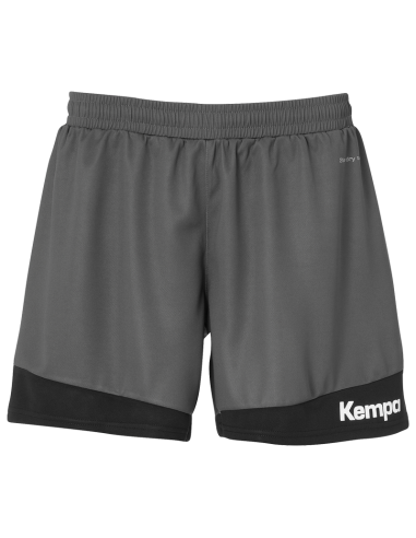 Kempa Emotion 2.0 Femme Shorts - Gris & Noir