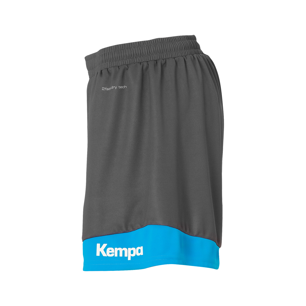 Kempa Emotion 2.0 Femme Shorts - Gris & Bleu