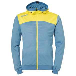 Kempa Emotion 2.0 Veste à Capuche - Bleu & Jaune
