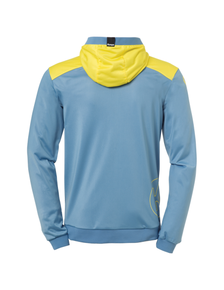 Kempa Emotion 2.0 Veste à Capuche - Bleu & Jaune Kempa Emotion 2.0 Veste à Capuche - Bleu & Jaune