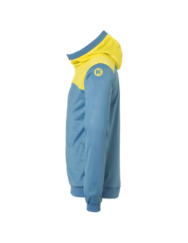 Kempa Emotion 2.0 Veste à Capuche - Bleu & Jaune