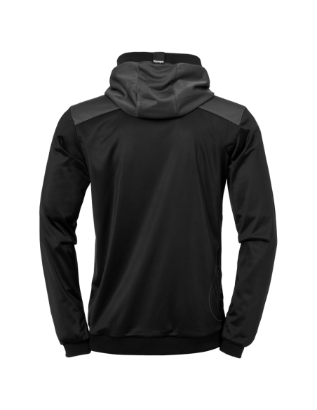 Kempa Emotion 2.0 Veste à Capuche - Noir & Gris