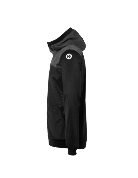 Kempa Emotion 2.0 Veste à Capuche - Noir & Gris