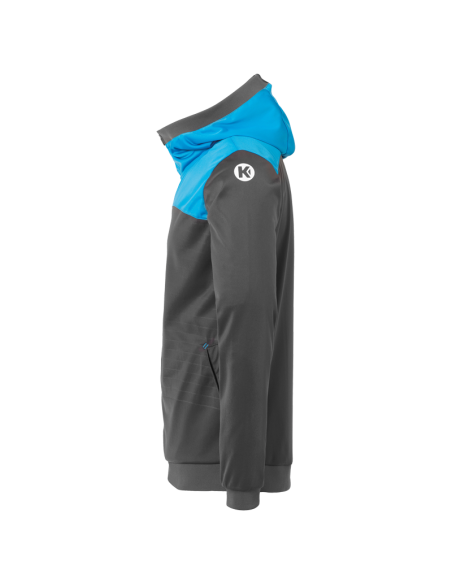 Kempa Emotion 2.0 Veste à Capuche - Gris & Bleu