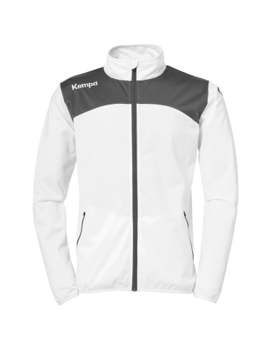 Kempa Emotion 2.0 Poly Jacket - Blanc & Gris