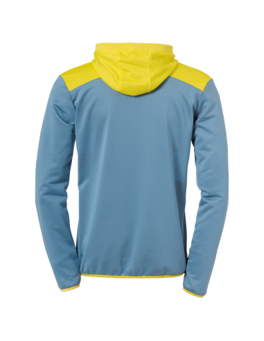 Kempa Emotion 2.0 Quarter Zip Hoody - Bleu & Jaune