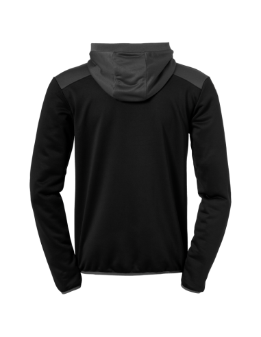 Kempa Emotion 2.0 Quarter Zip Hoody - Noir & Gris